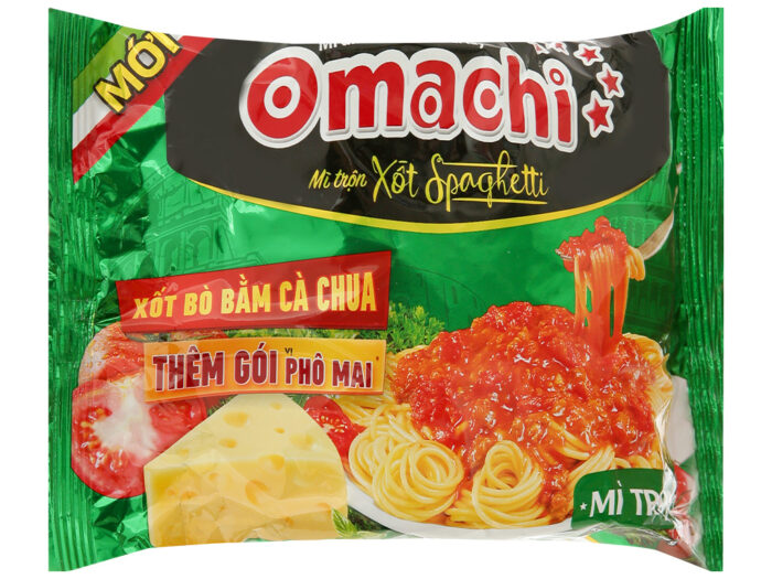 Omachi mì trộn Sốt Spagetti / thùng 30 gói